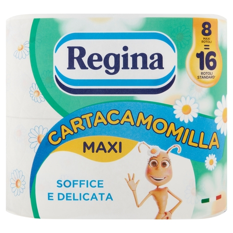 Regina Cartacamomilla carta igienica 8 rotoli